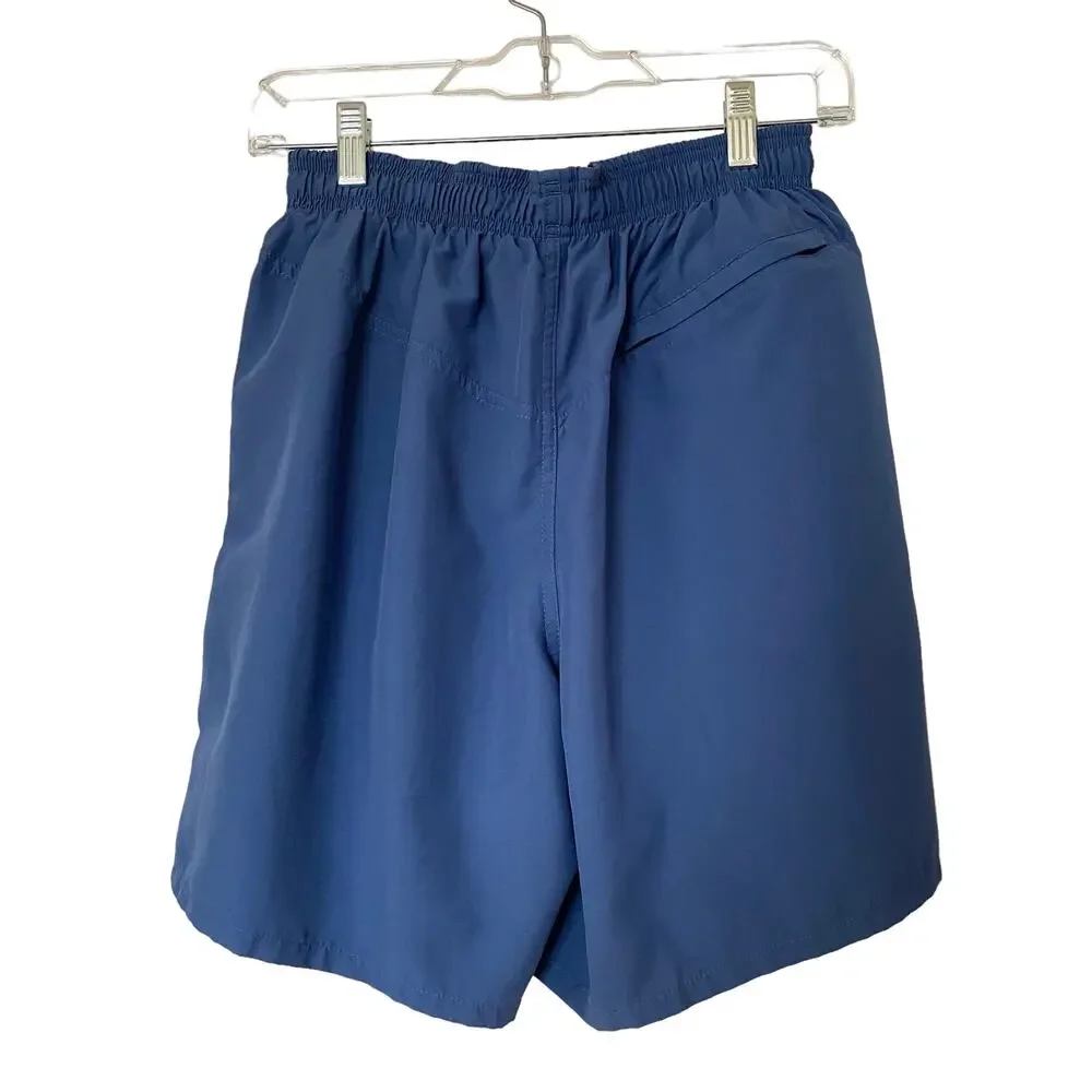 Speedo Men’s Swim Shorts Trunks Elastic Waist Blue Size Medium